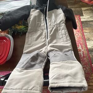 Swiss Tech Black and Gray Snowsuit worn two times.